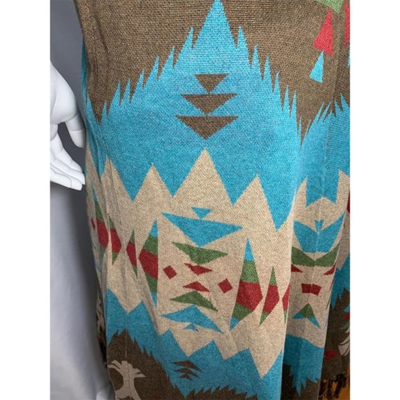 NWT TASHA POLIZZI Cheyenne Tipi Fringe Knit Western Cowgirl Maxi Skirt - Picture 8 of 10